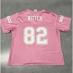 Dallas Cowboys Jason Witten 82 Pink Womens Jersey Shirt L NFL